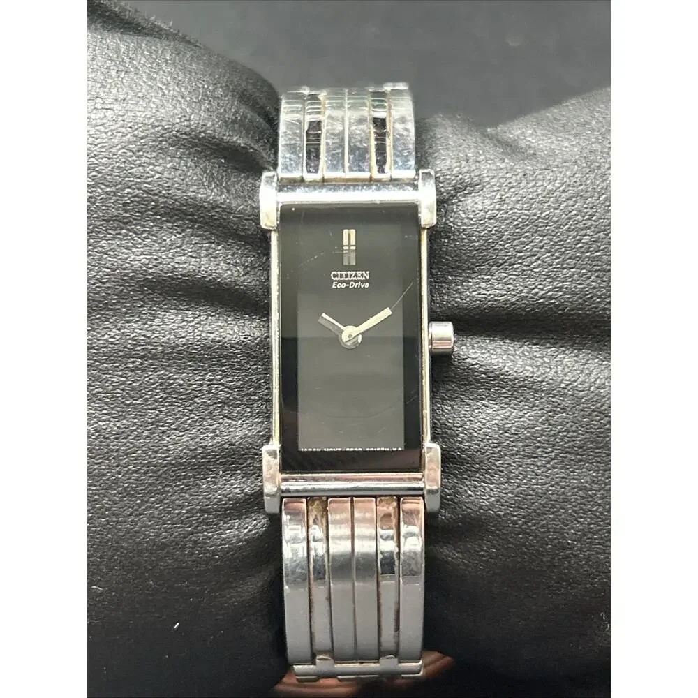 Citizen Eco Drive Black Dial Silver Tone Women’s Watch